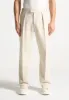 Relaxed Fit Twill Pleated Tailored Trousers - Cream sold by Maniere De Voir