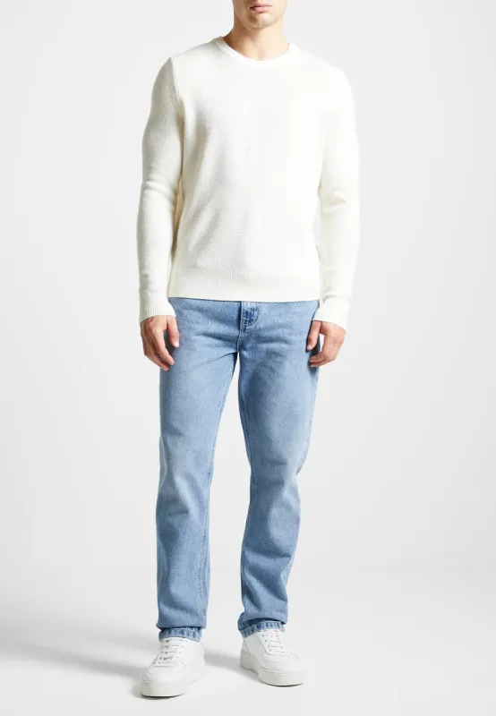Éternel Textured Jumper - Cream sold by Maniere De Voir