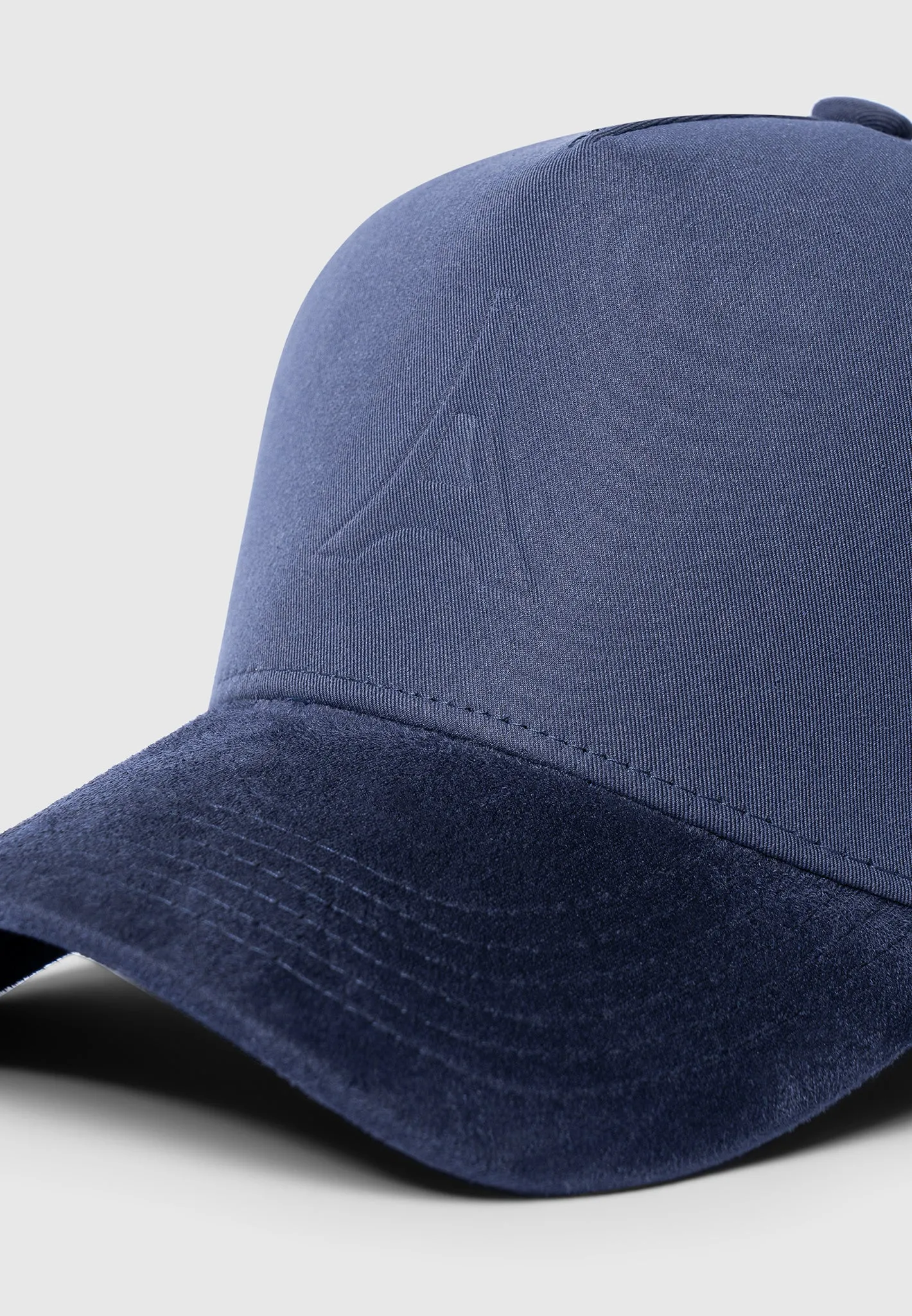 Embossed Eiffel Cap - Navy sold by Maniere De Voir product image thumbnail 3