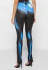 Body Print Leggings - White/Blue sold by Maniere De Voir