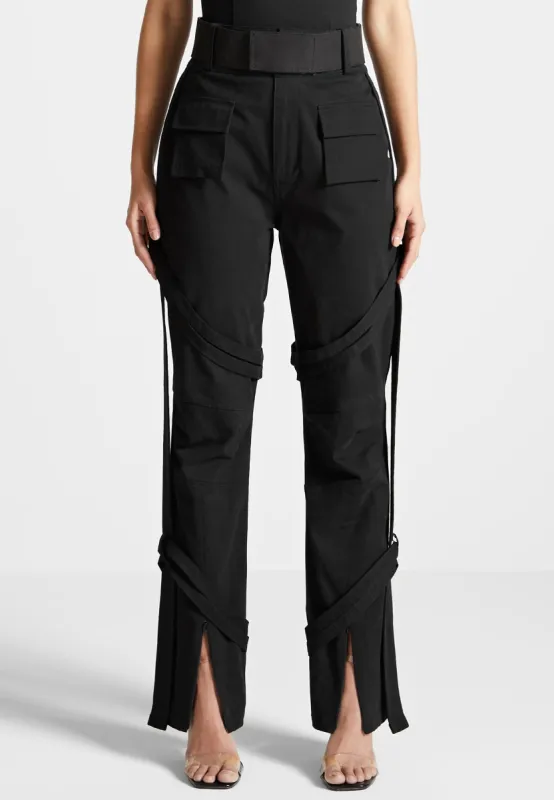 Carpenter Cargo Trousers - Black sold by Maniere De Voir