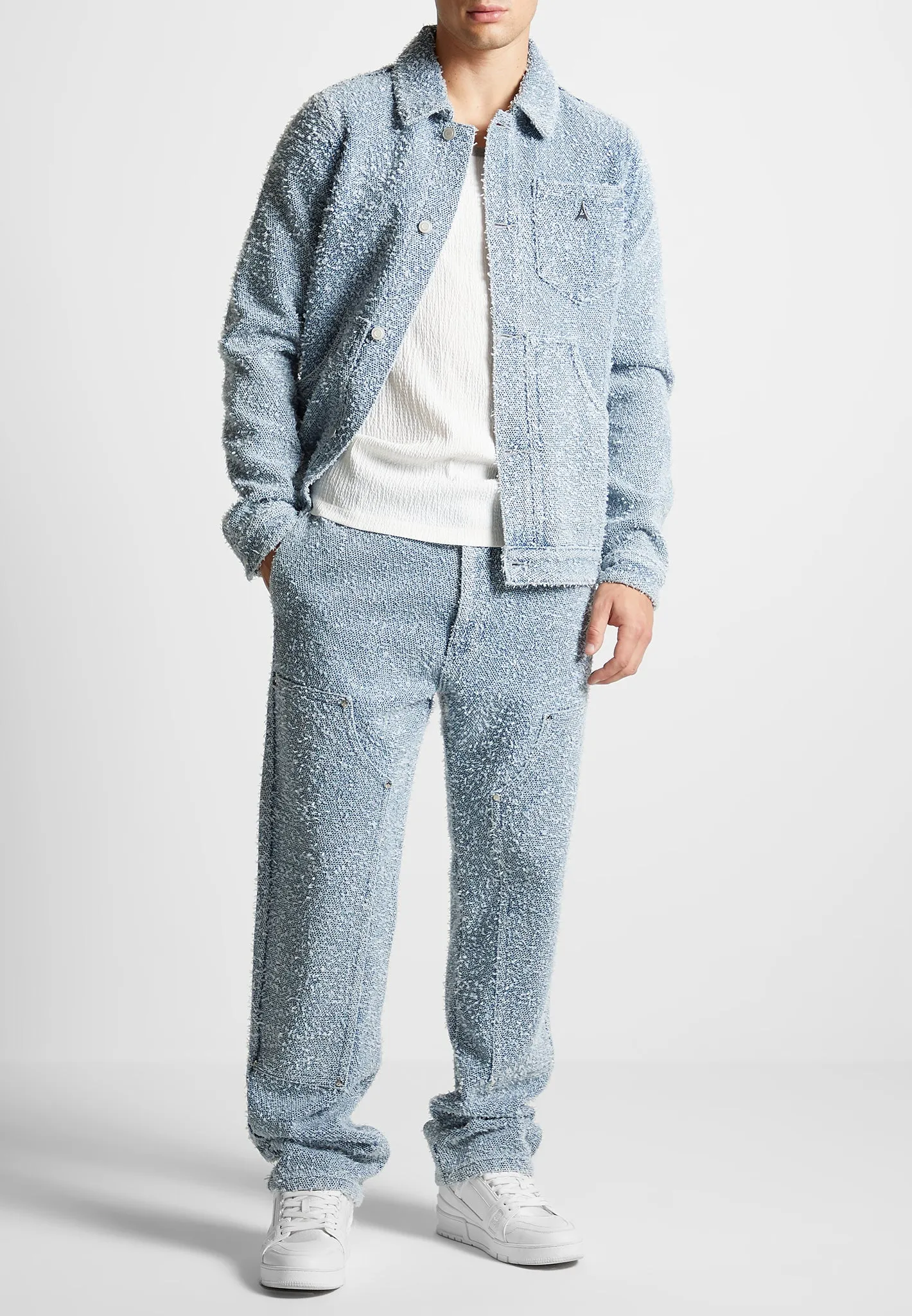 Limited Edition Boucle Denim Jacket - Blue sold by Maniere De Voir