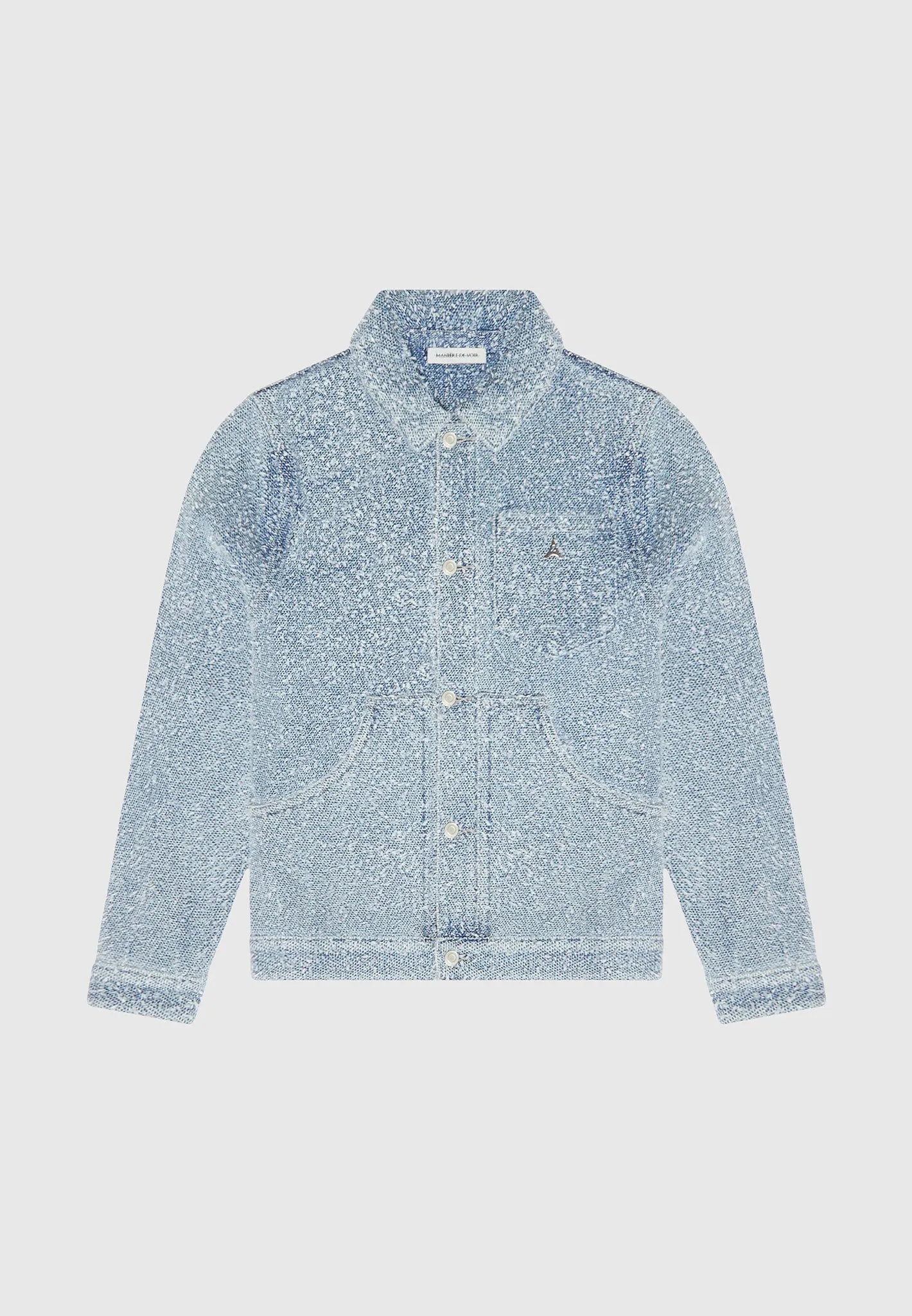 Limited Edition Boucle Denim Jacket - Blue sold by Maniere De Voir product image thumbnail 2