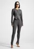 Neoprene Corset Jacket - Charcoal Grey sold by Maniere De Voir
