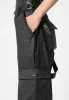 Mid Rise Waxed Cargo Pants - Black sold by Maniere De Voir