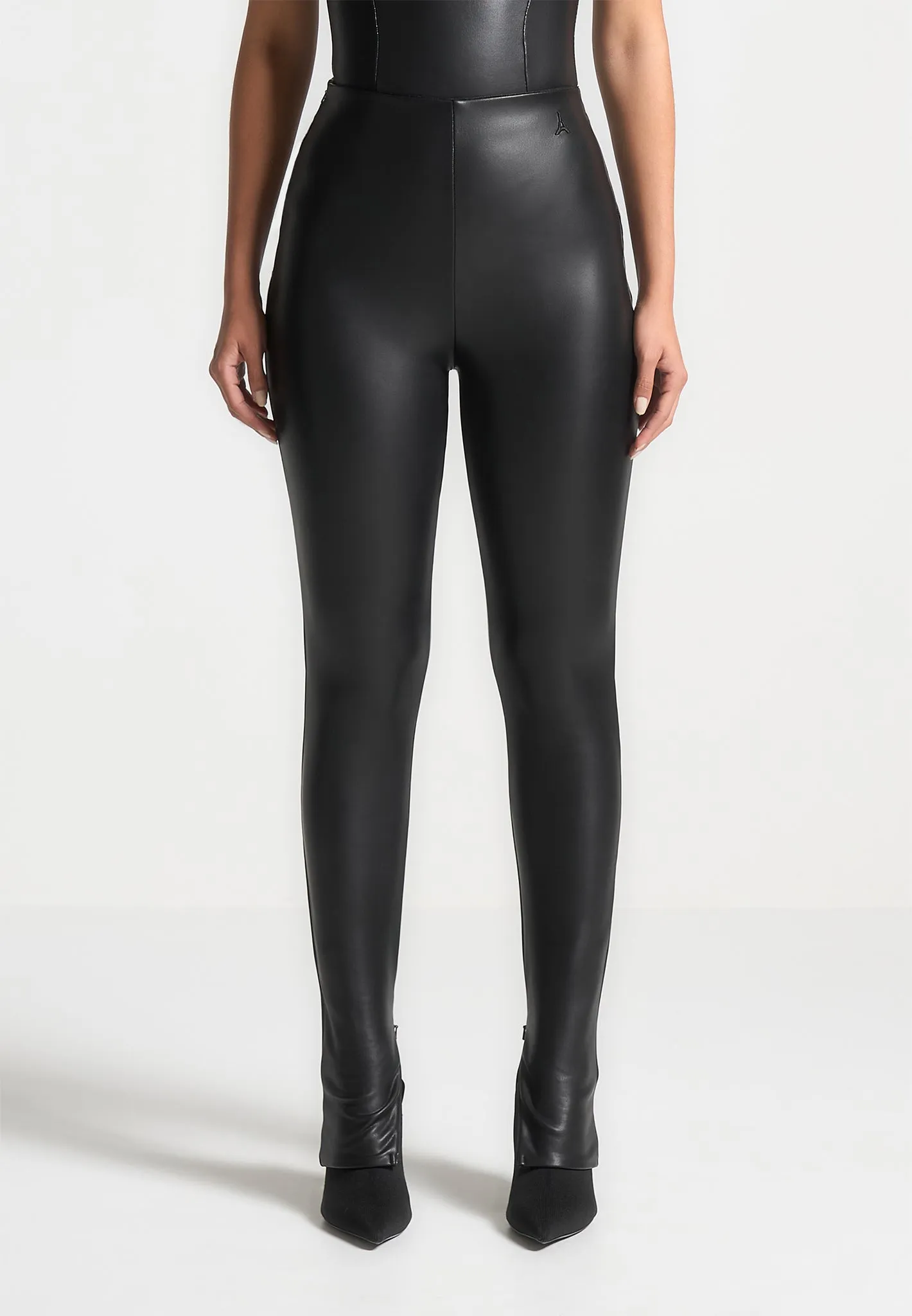 Leather Leggings - Black sold by Maniere De Voir product image thumbnail 4