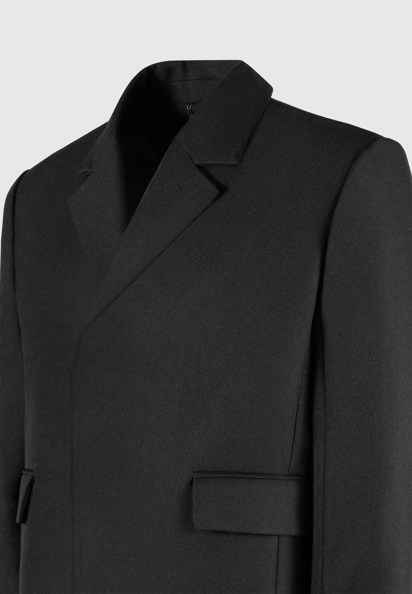Hector - Double Breasted Tailored Cropped Blazer - Black sold by Maniere De Voir product image thumbnail 2