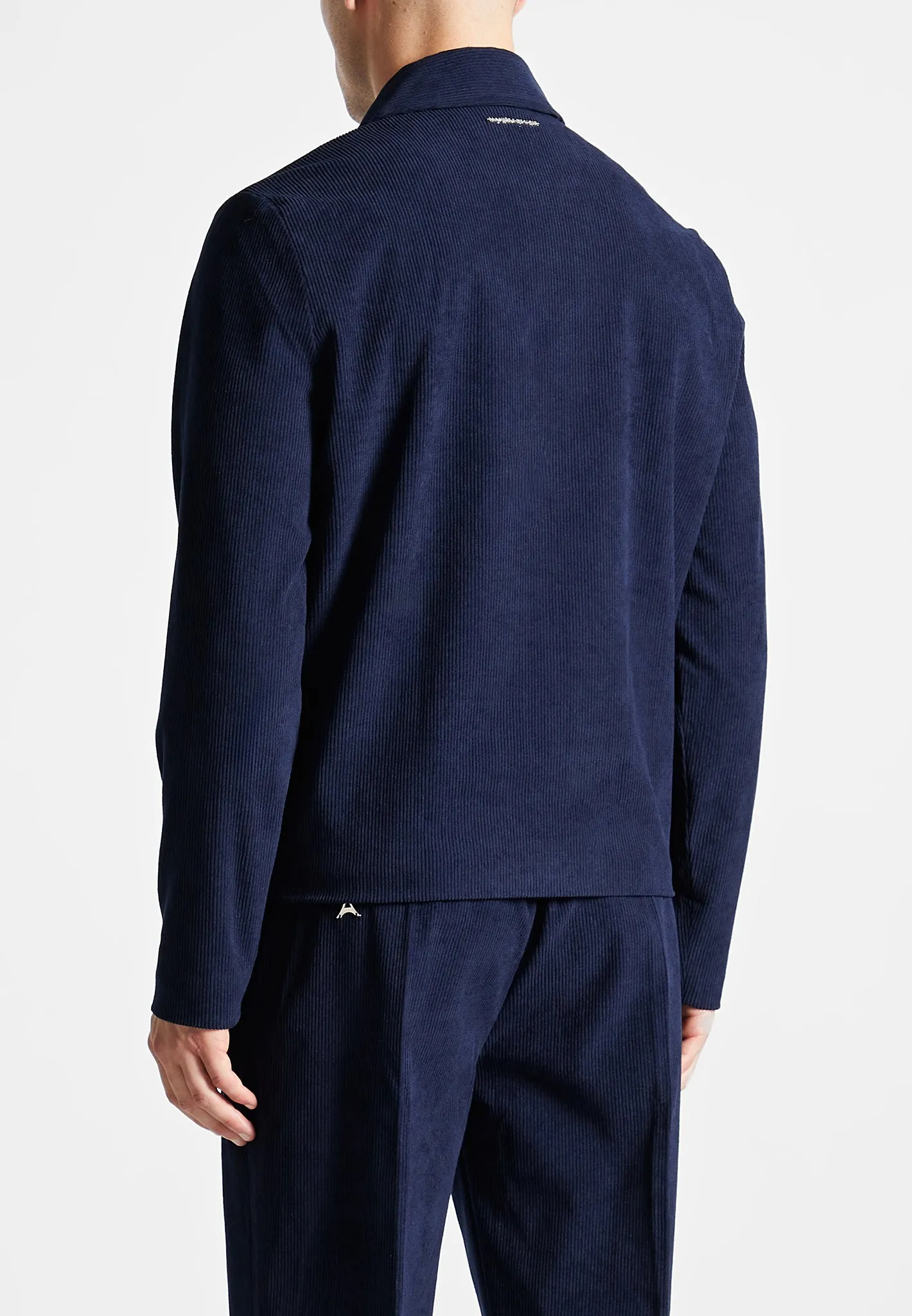 Corduroy Jacket - Navy sold by Maniere De Voir product image thumbnail 4