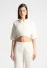Mona - Pleated Cropped Shirt - Off White sold by Maniere De Voir
