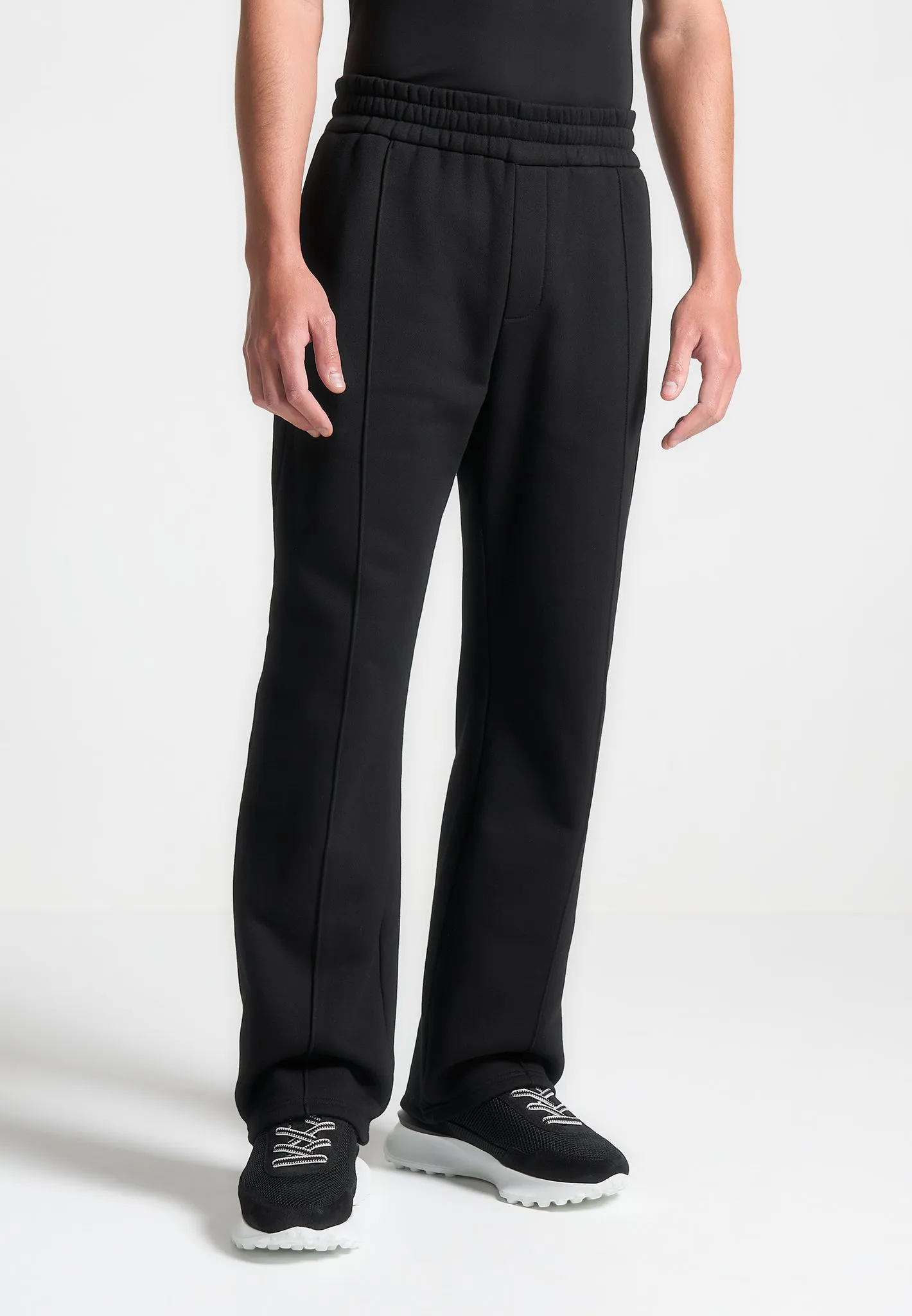 Éternel 420GSM Pintuck Joggers - Black sold by Maniere De Voir product image thumbnail 3