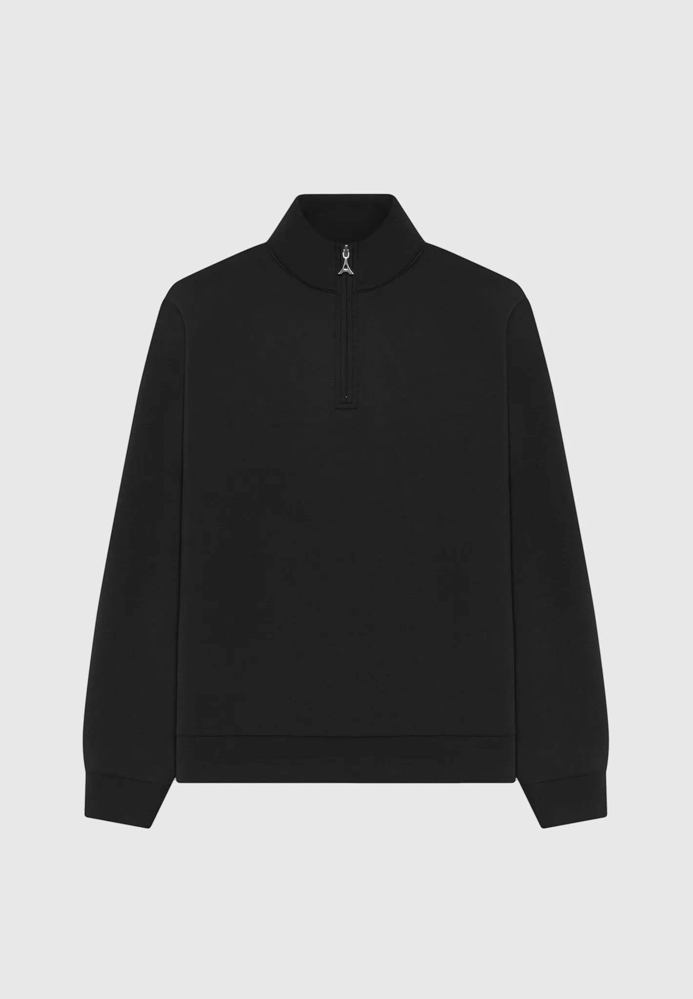 Neoprene High Neck Zip Jumper - Black sold by Maniere De Voir product image thumbnail 2