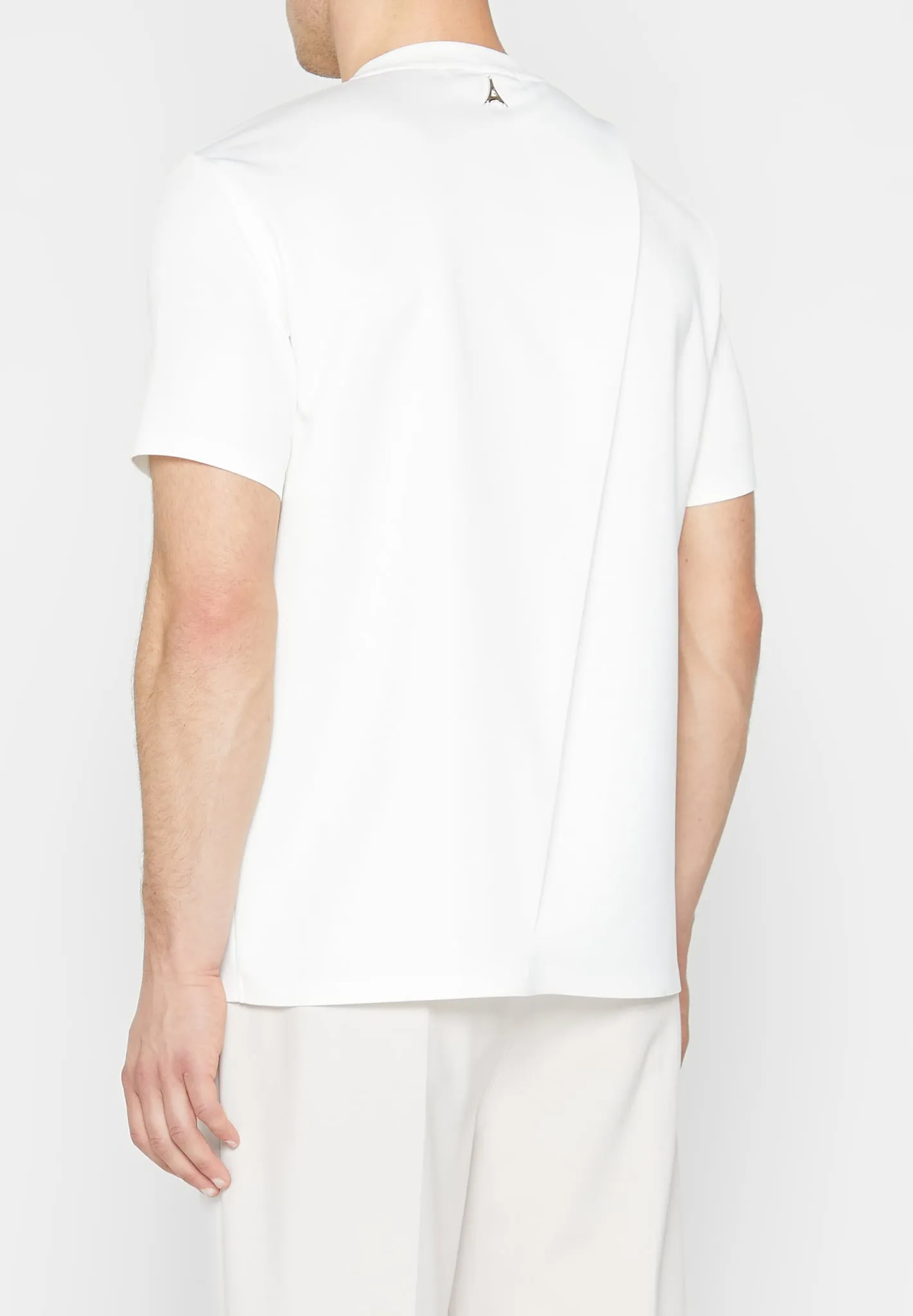 T-Shirt with Pleat - Off White sold by Maniere De Voir product image thumbnail 5