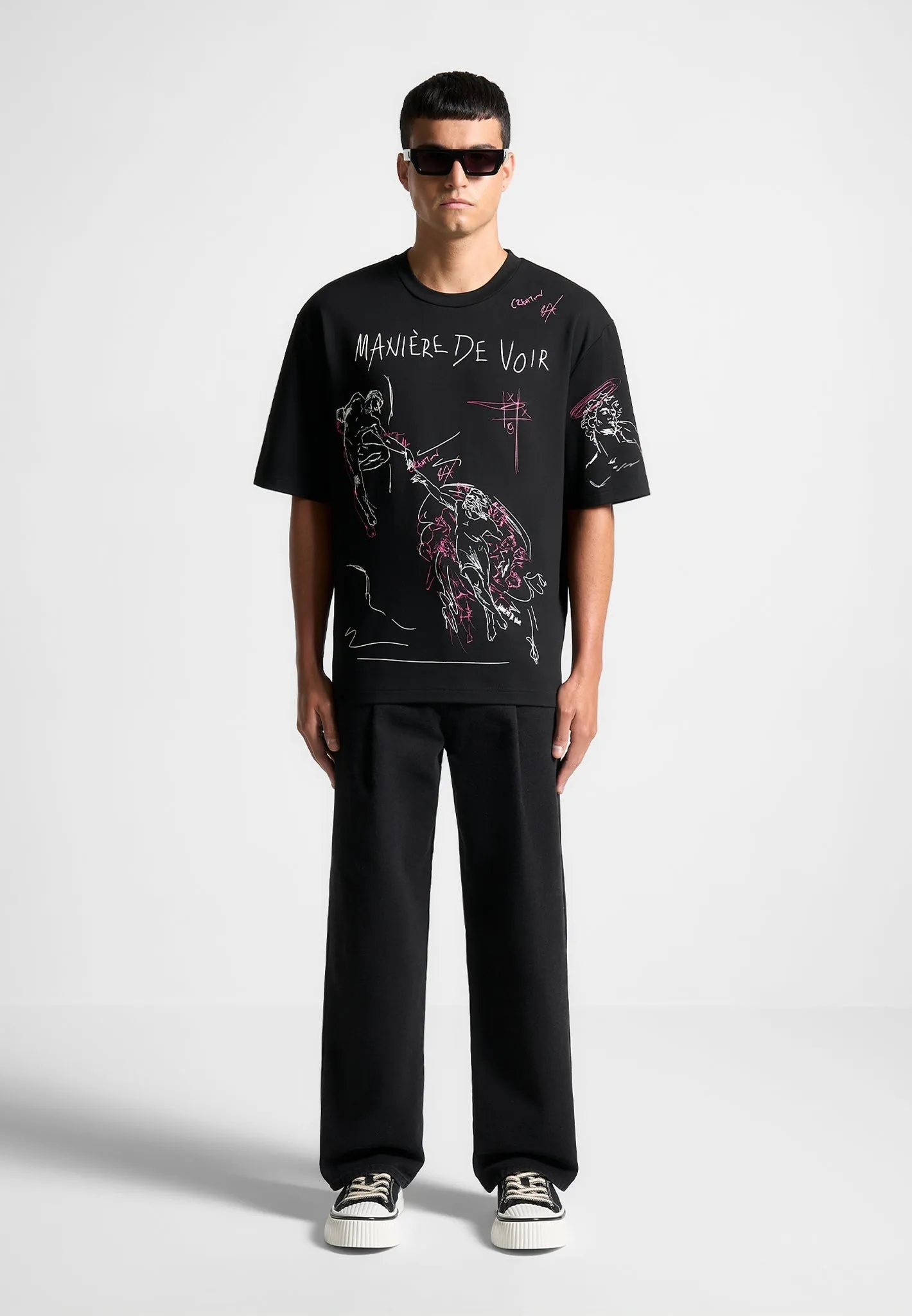 Graffiti T-Shirt - Black sold by Maniere De Voir