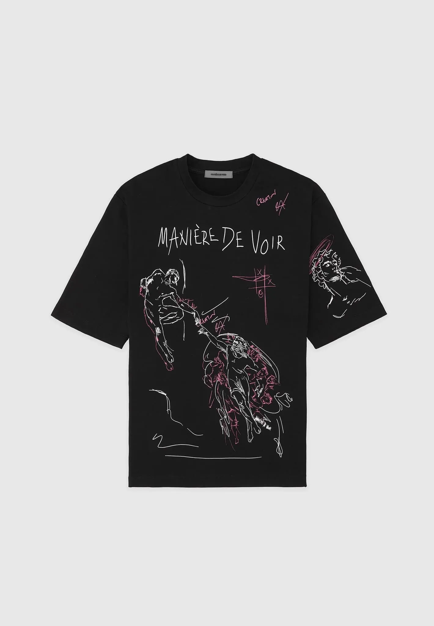 Graffiti T-Shirt - Black sold by Maniere De Voir product image thumbnail 2
