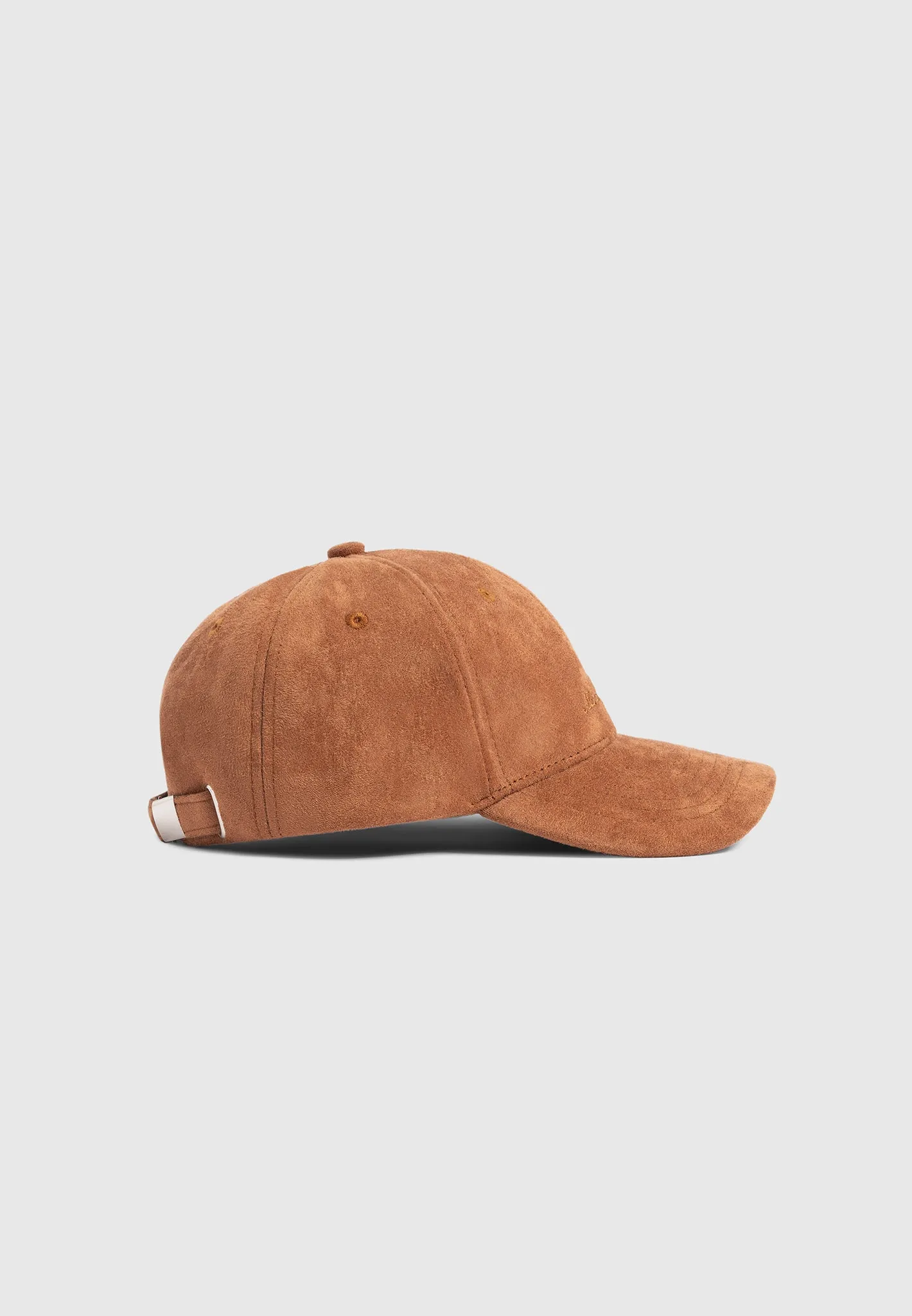 Signature Suede Cap - Tan sold by Maniere De Voir product image thumbnail 2