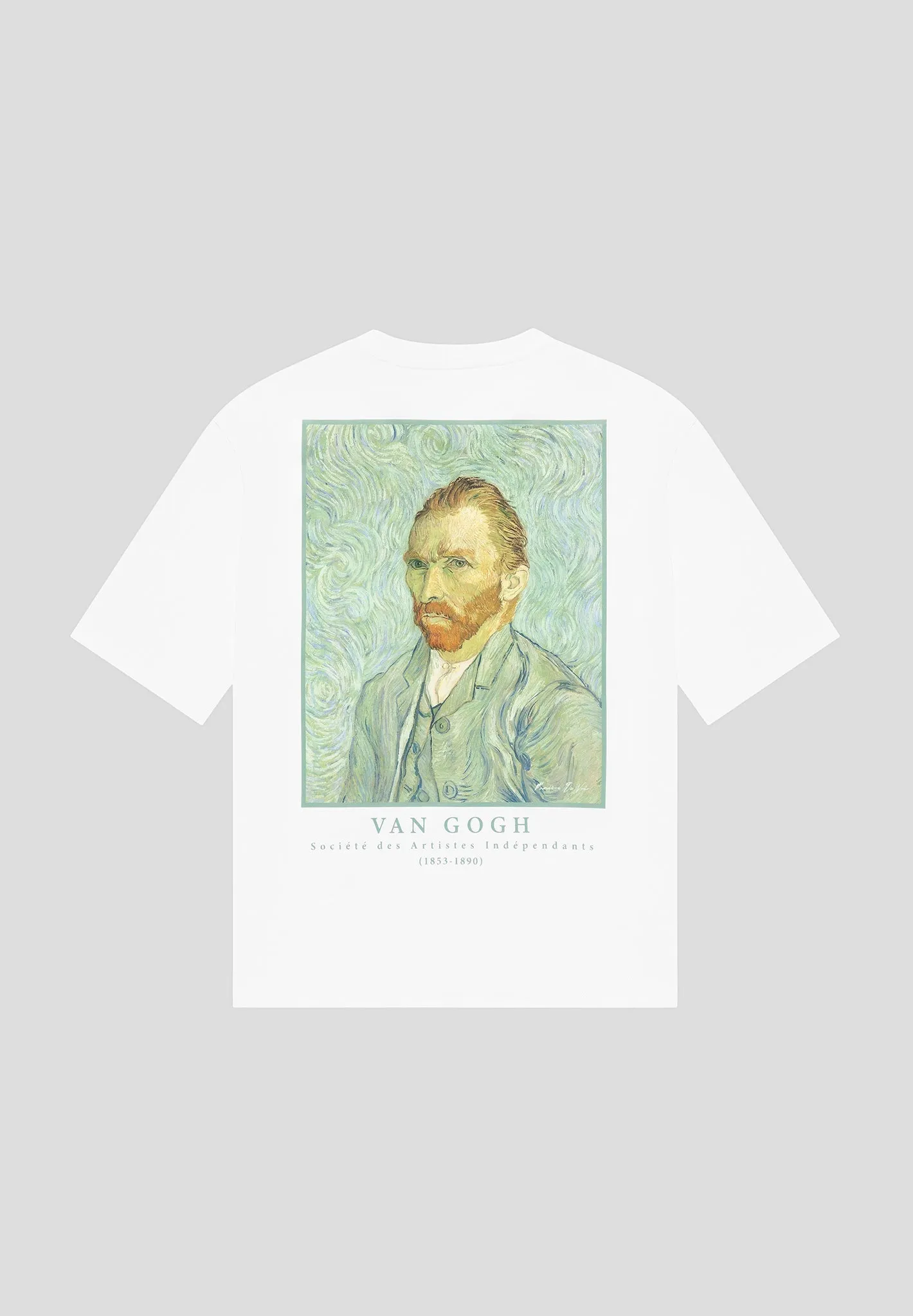 Self Portrait - Van Gogh Cotton T-Shirt - White sold by Maniere De Voir product image thumbnail 2