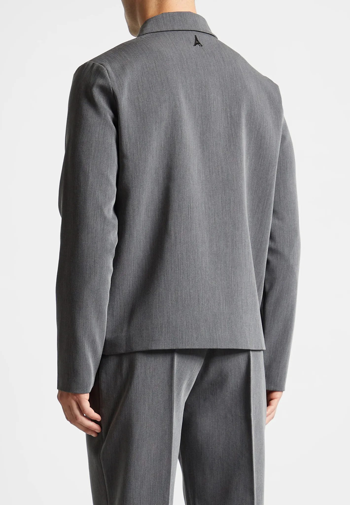 Minimal Boxy Jacket - Dark Grey sold by Maniere De Voir product image thumbnail 5