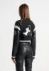 Eiffel Varsity Jacket - Black sold by Maniere De Voir