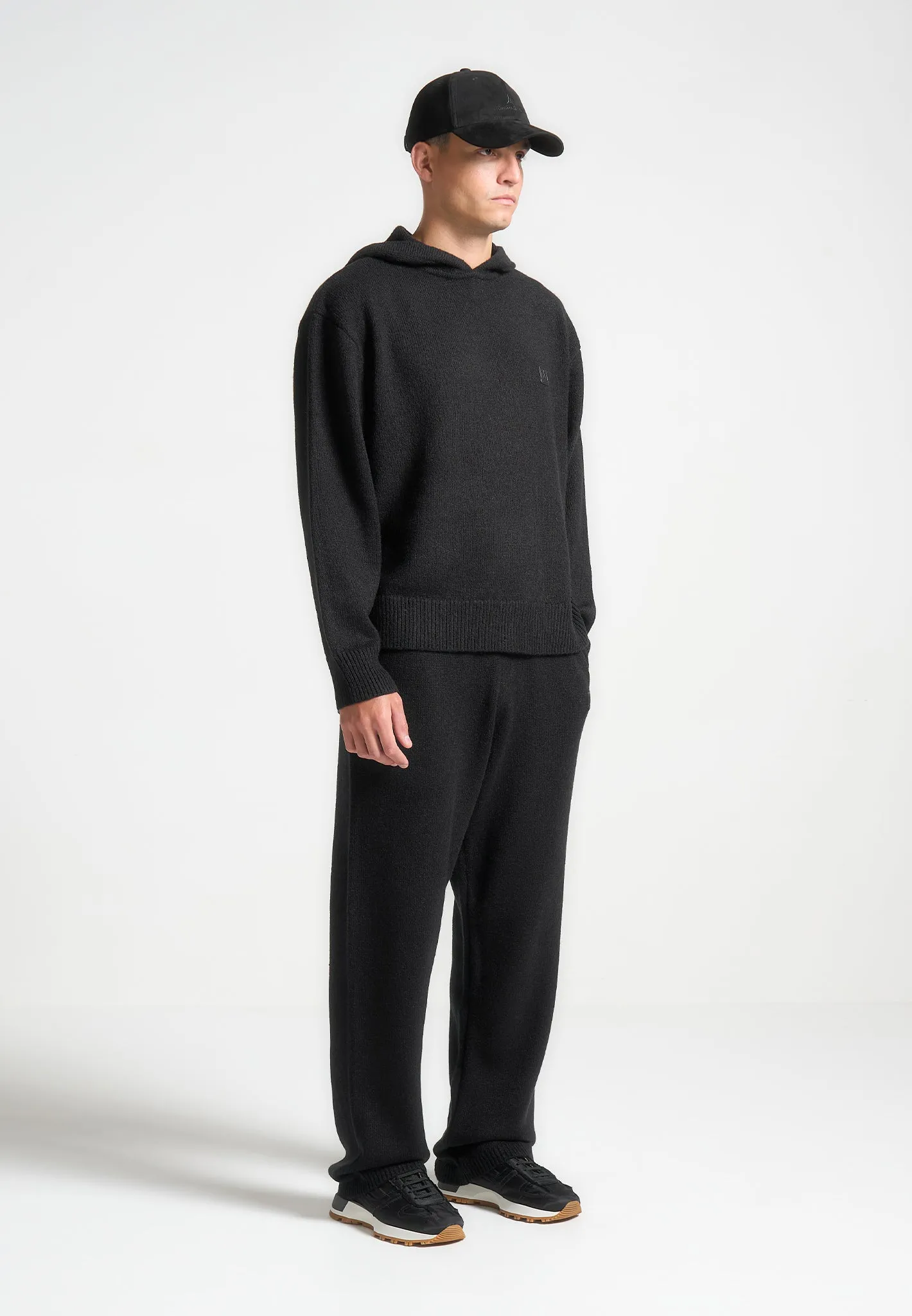 Signature Knit Hoodie - Black sold by Maniere De Voir