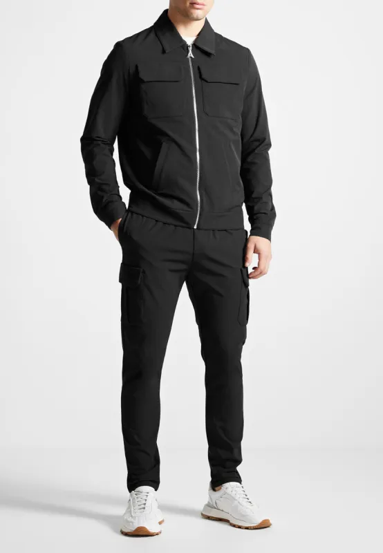 Technical Cargo Pants - Black sold by Maniere De Voir