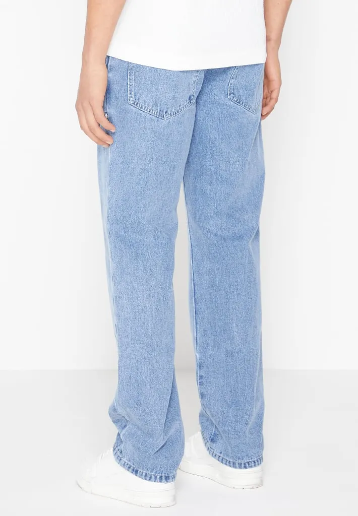 Carpenter Denim Jeans - Mid Wash Blue sold by Maniere De Voir product image thumbnail 5