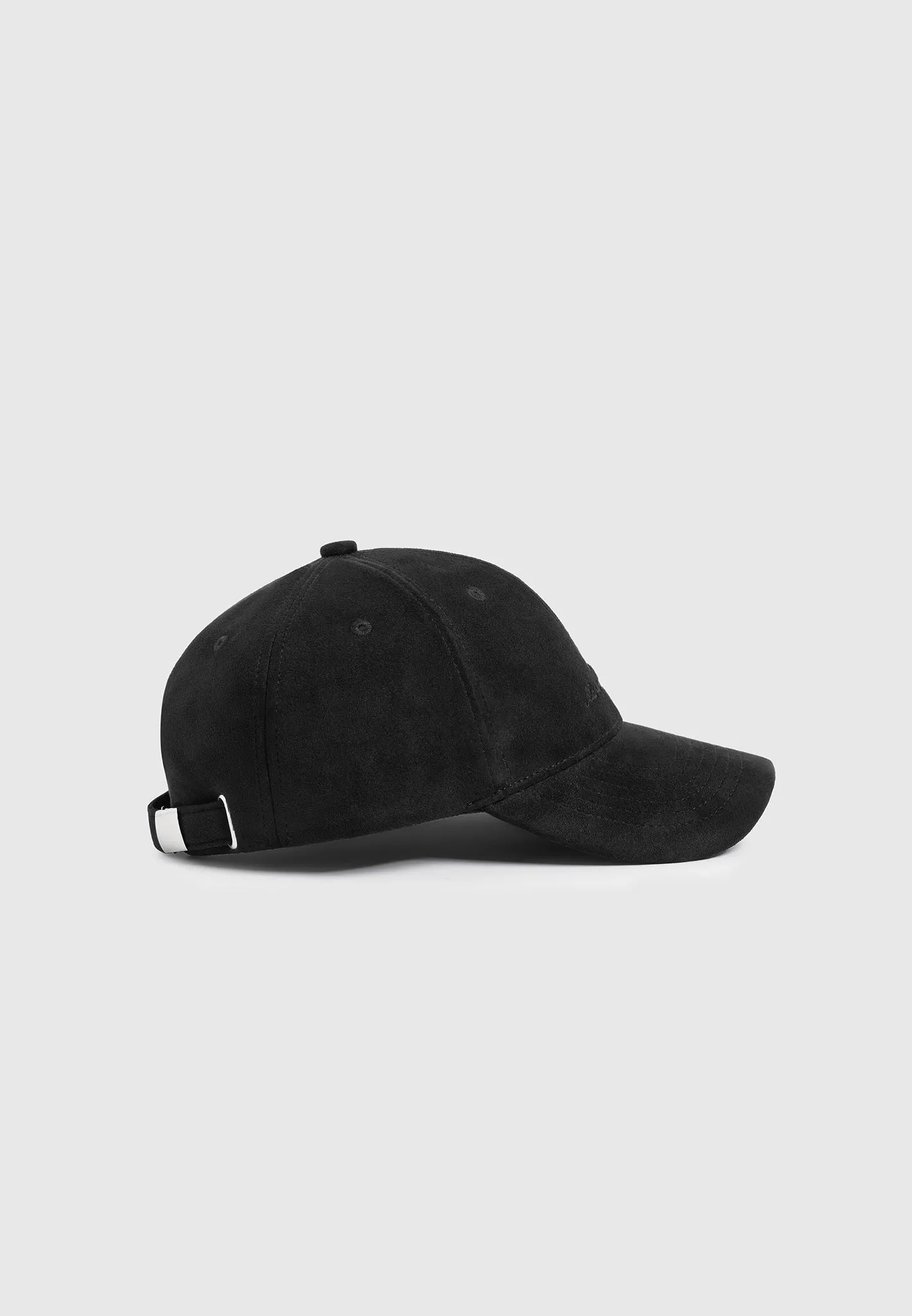 Florent - Signature Suede Cap - Black sold by Maniere De Voir product image thumbnail 2