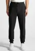 Neoprene Tapered Fit Pintuck Joggers - Black sold by Maniere De Voir