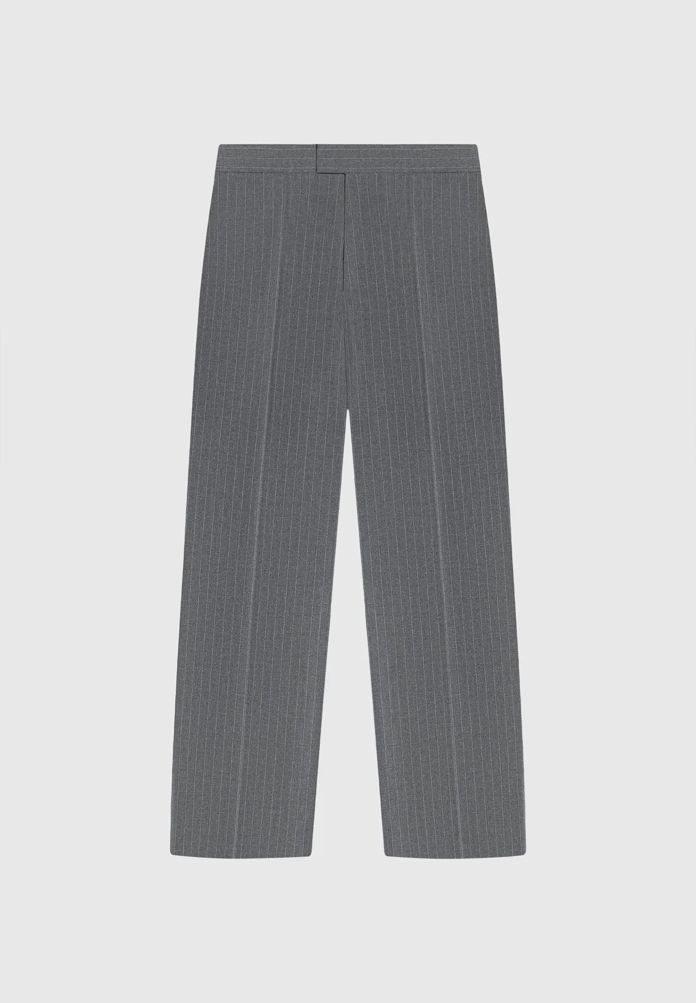 Pinstripe Tailored Trousers - Grey sold by Maniere De Voir product image thumbnail 2