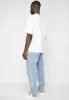 Denim Popper Cargo Pants - Stonewash Blue sold by Maniere De Voir