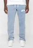 Denim Popper Cargo Pants - Stonewash Blue sold by Maniere De Voir
