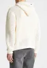 Crochet Knitted Hoodie - Cream sold by Maniere De Voir
