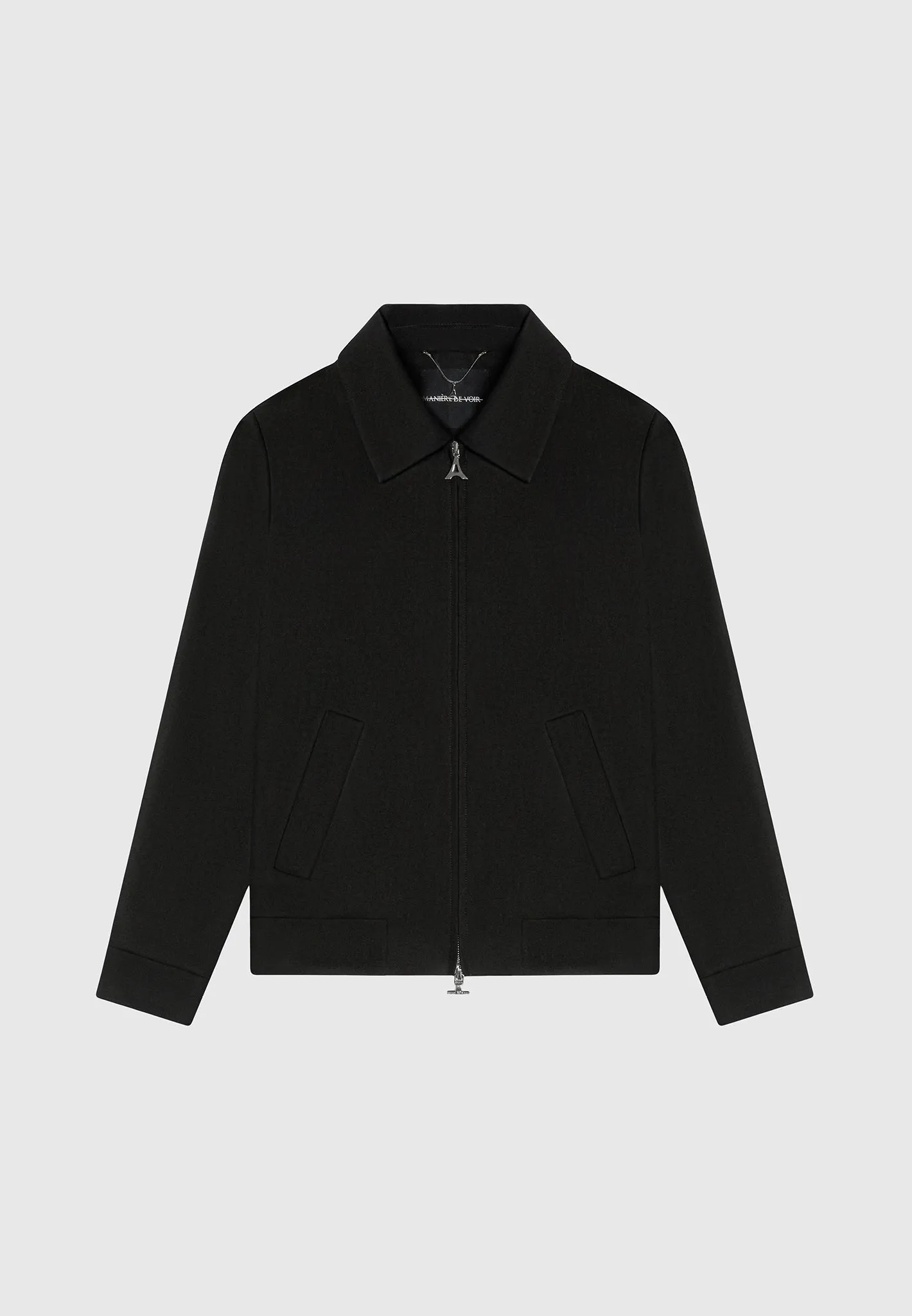 Tailored Trucker Jacket - Black sold by Maniere De Voir product image thumbnail 2