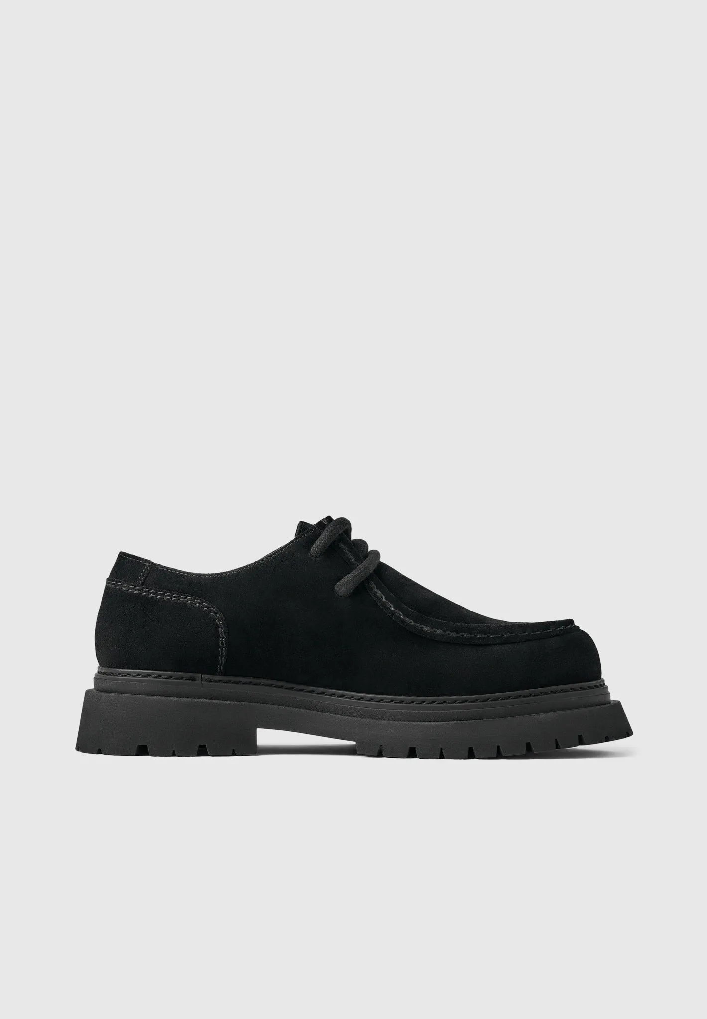 L’Atelier - Suede Lace-up Shoe - Black sold by Maniere De Voir product image thumbnail 5