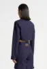 Wide Shoulder Drill Jacket - Indigo sold by Maniere De Voir