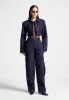 Wide Shoulder Drill Jacket - Indigo sold by Maniere De Voir