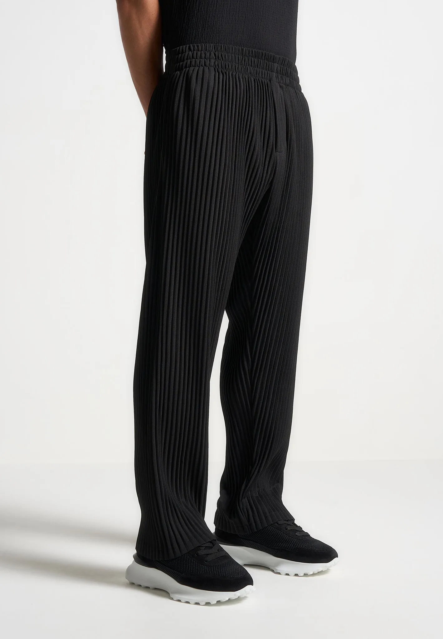 Jonas - Pleated Trousers - Black sold by Maniere De Voir product image thumbnail 4
