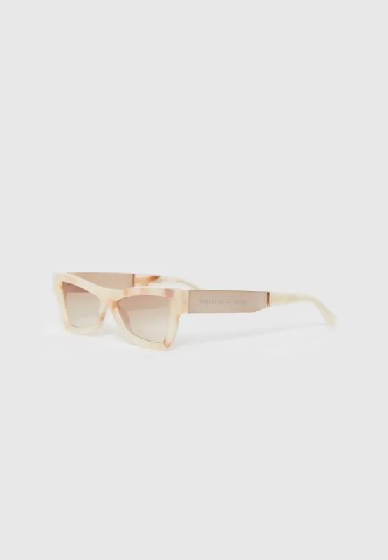 Corsica Sunglasses - Beige Marble sold by Maniere De Voir