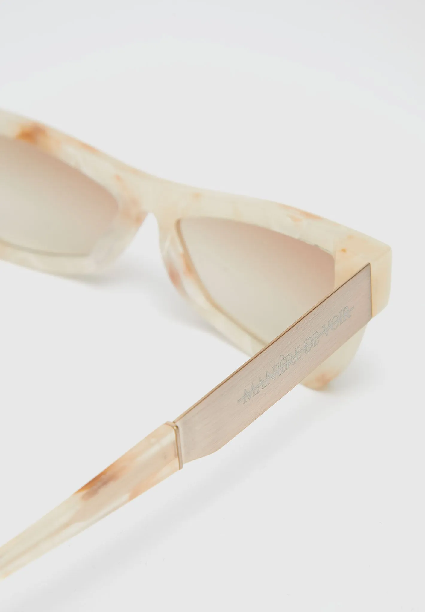 Corsica Sunglasses - Beige Marble sold by Maniere De Voir product image thumbnail 4