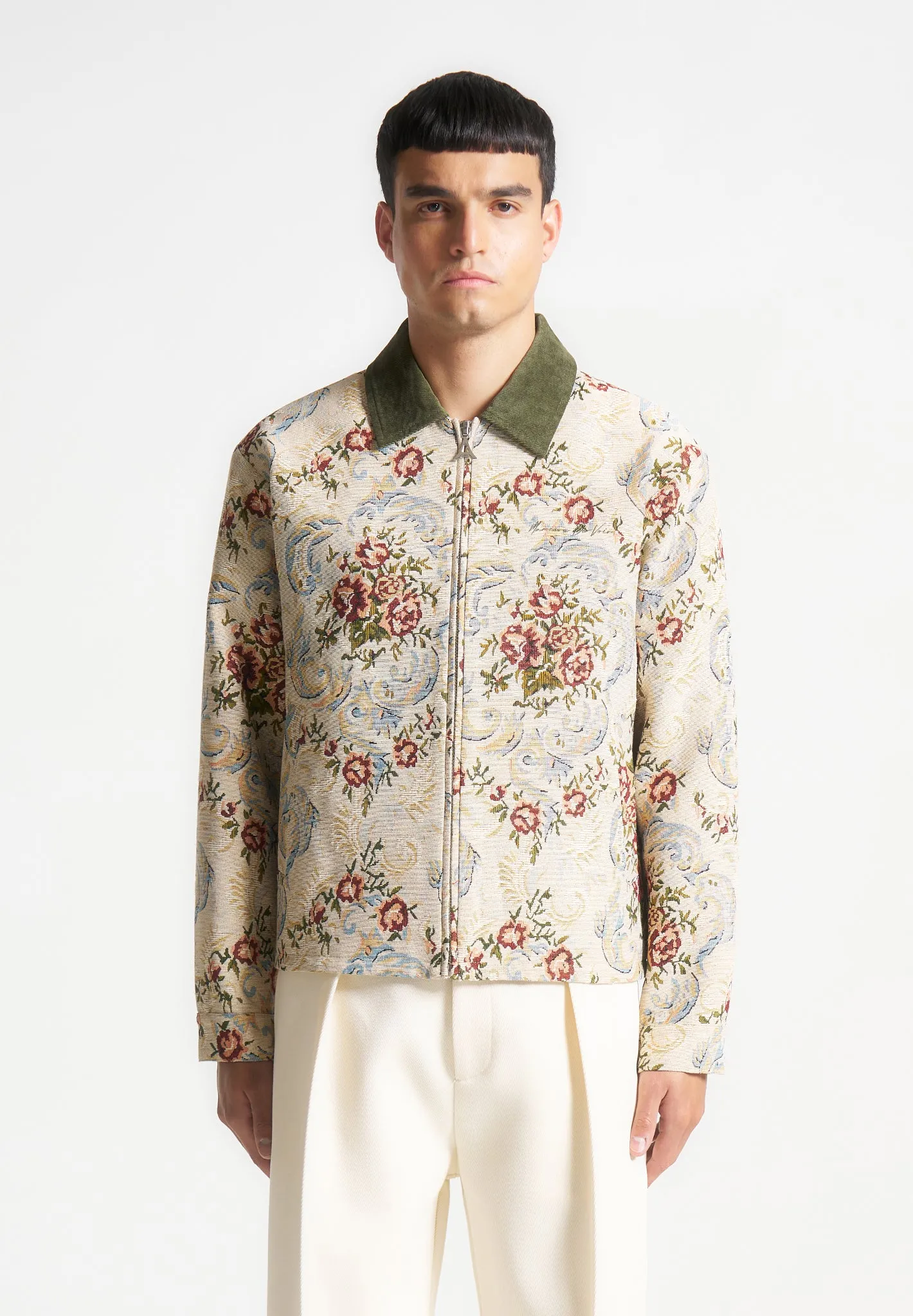 Limited Edition Jacquard Jacket - Beige sold by Maniere De Voir