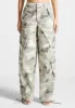 High Waisted Camo Cargo Pants - Grey sold by Maniere De Voir