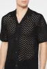 Crochet Shirt - Black sold by Maniere De Voir