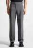 Pleated Tailored Trousers - Dark Grey sold by Maniere De Voir