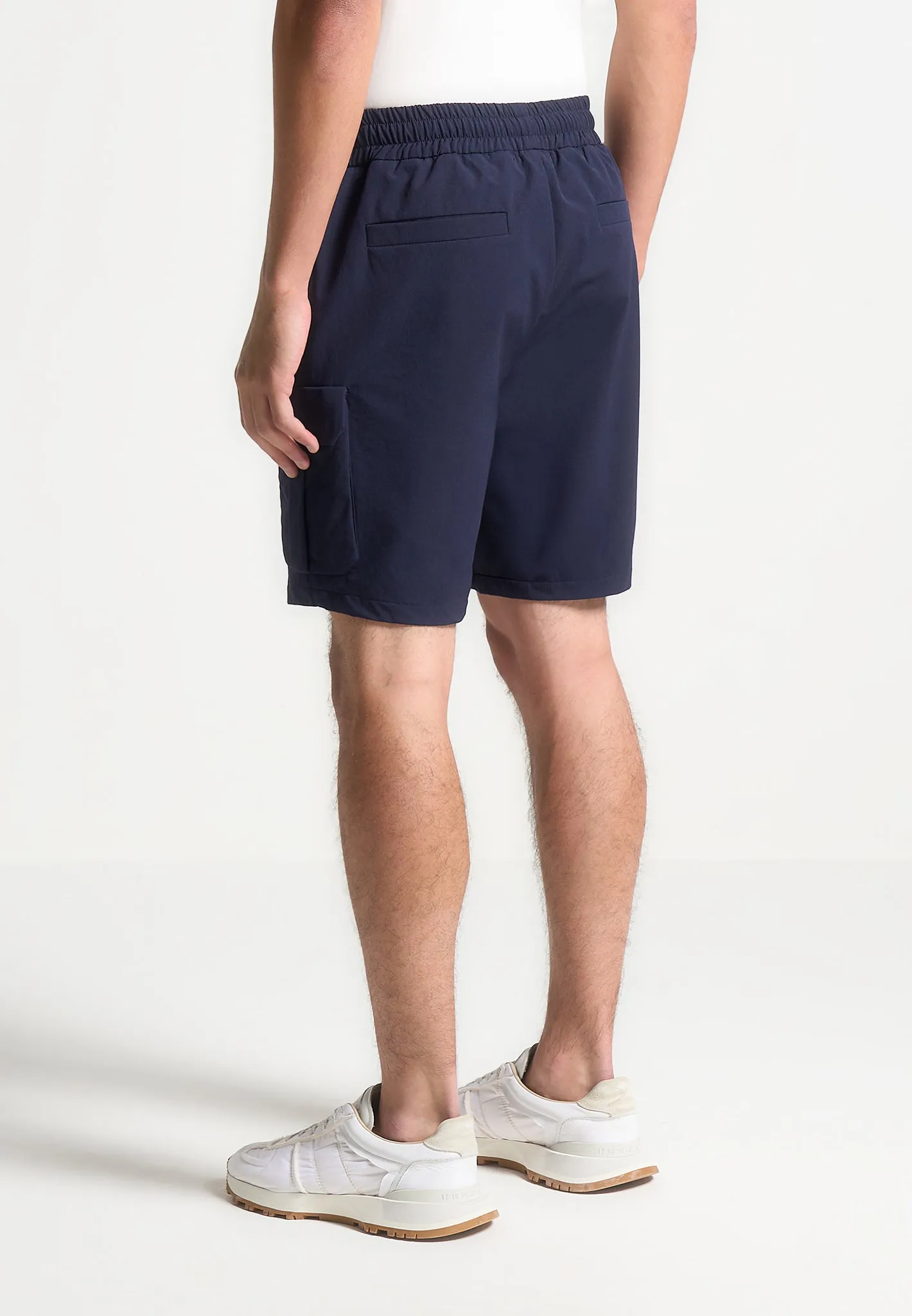 Technical Cargo Shorts - Navy sold by Maniere De Voir product image thumbnail 5