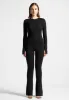 Open Back Embellished Jumpsuit - Black sold by Maniere De Voir