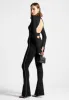 Open Back Embellished Jumpsuit - Black sold by Maniere De Voir