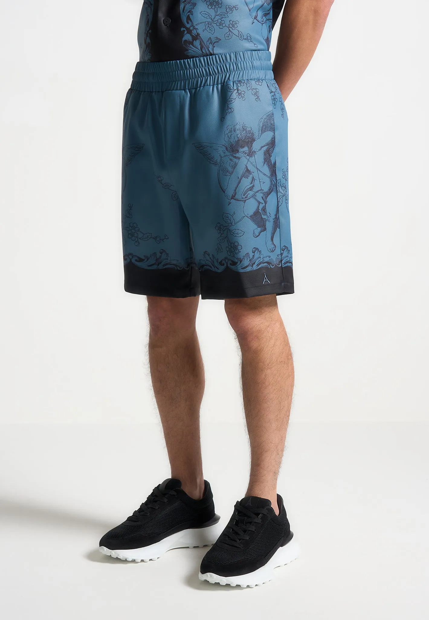 Adrien - Baroque Shorts - Blue/Black sold by Maniere De Voir product image thumbnail 4