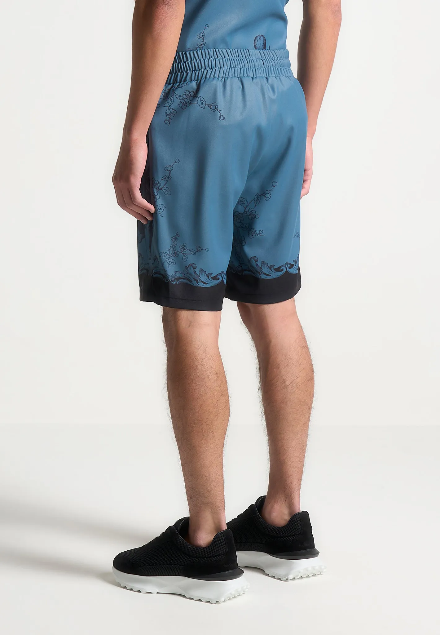 Adrien - Baroque Shorts - Blue/Black sold by Maniere De Voir product image thumbnail 5