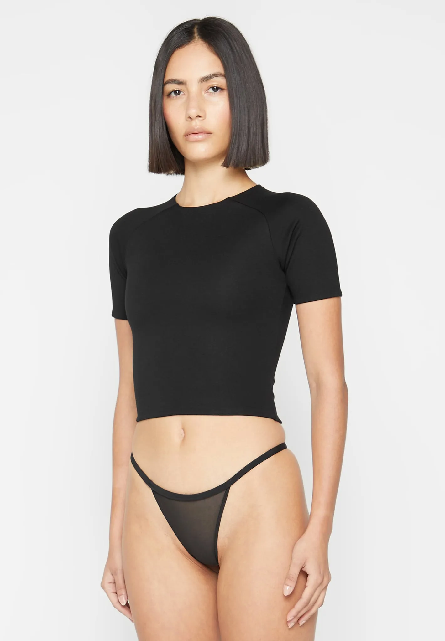 Short Sleeve T Shirt - Black sold by Maniere De Voir product image thumbnail 4