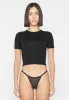 Éternelle Short Sleeve T Shirt - Black sold by Maniere De Voir