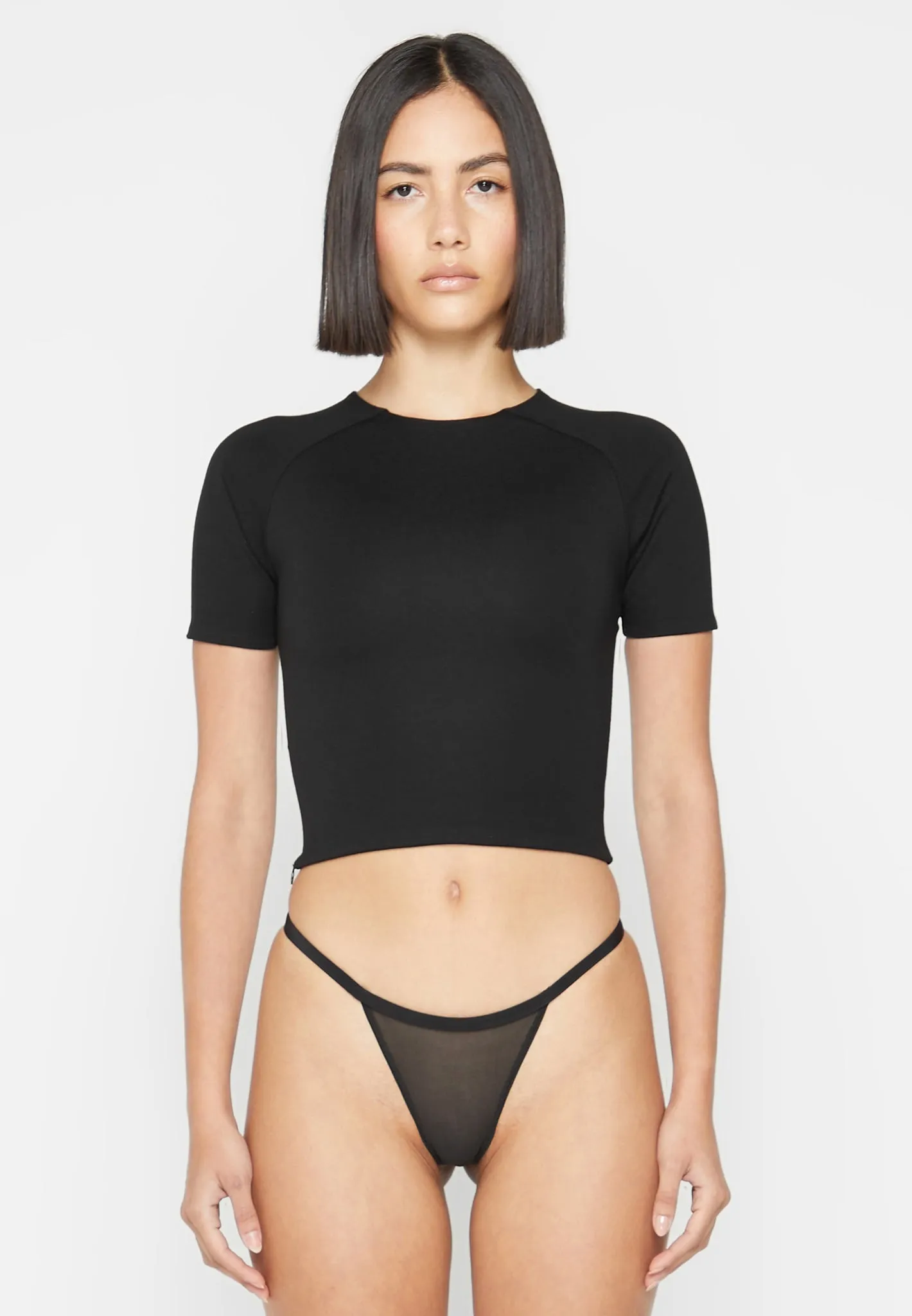 Short Sleeve T Shirt - Black sold by Maniere De Voir